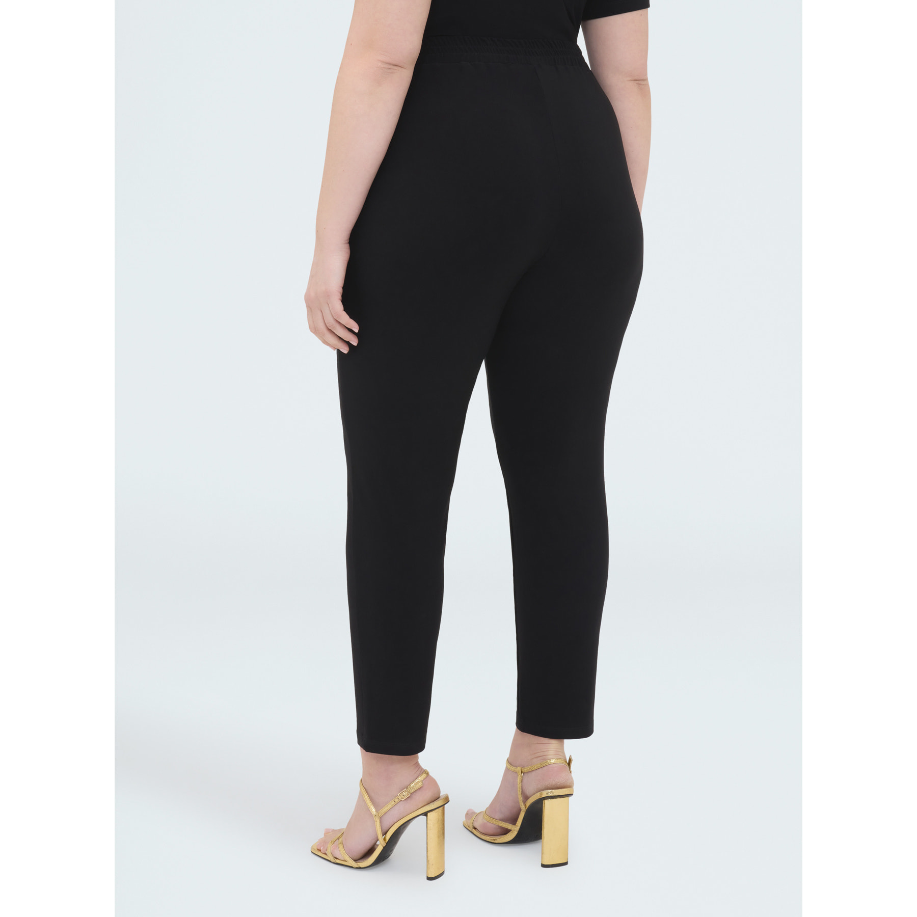 Fiorella Rubino - Joggers de punto jersey - Negro