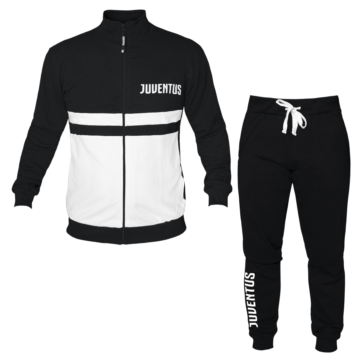 Tuta Homewear Uomo JUVENTUS Prodotto Ufficiale Cotone Felpato - 2 Modelli