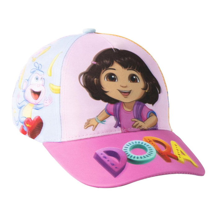 Gorra tipo visera Dora La Exploradora - Color Rosa