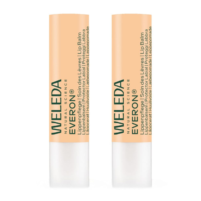 WELEDA - Duo Soin lèvres Everon - 2x4,8g