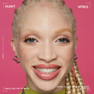 NYX Professional Makeup Blade & Shade, Crayon sourcils double embout, tenue jusqu'à 16h, Blonde