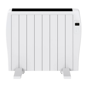Emisor Térmico EVVO C8 Blanco, 1.200W, 8 elementos, Wifi, Control remoto, Temporizador