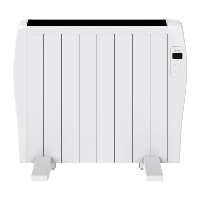 Emisor Térmico EVVO C8 Blanco, 1.200W, 8 elementos, Wifi, Control remoto, Temporizador