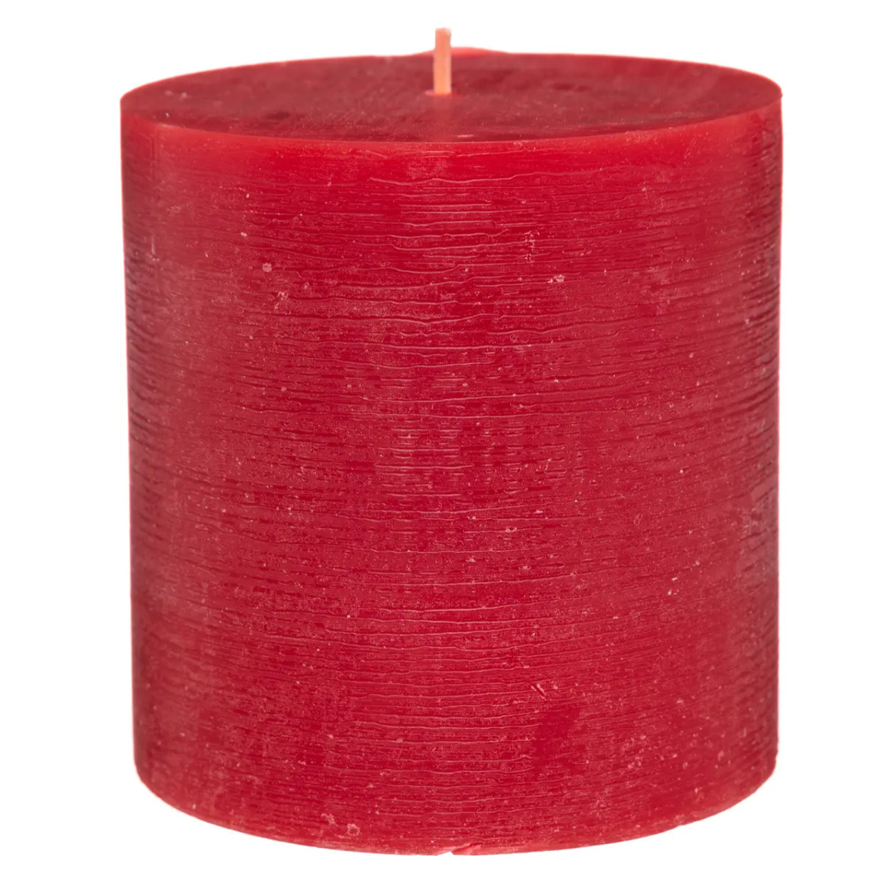 Bougie rustique - rouge - 663g