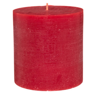 Bougie rustique - rouge - 663g