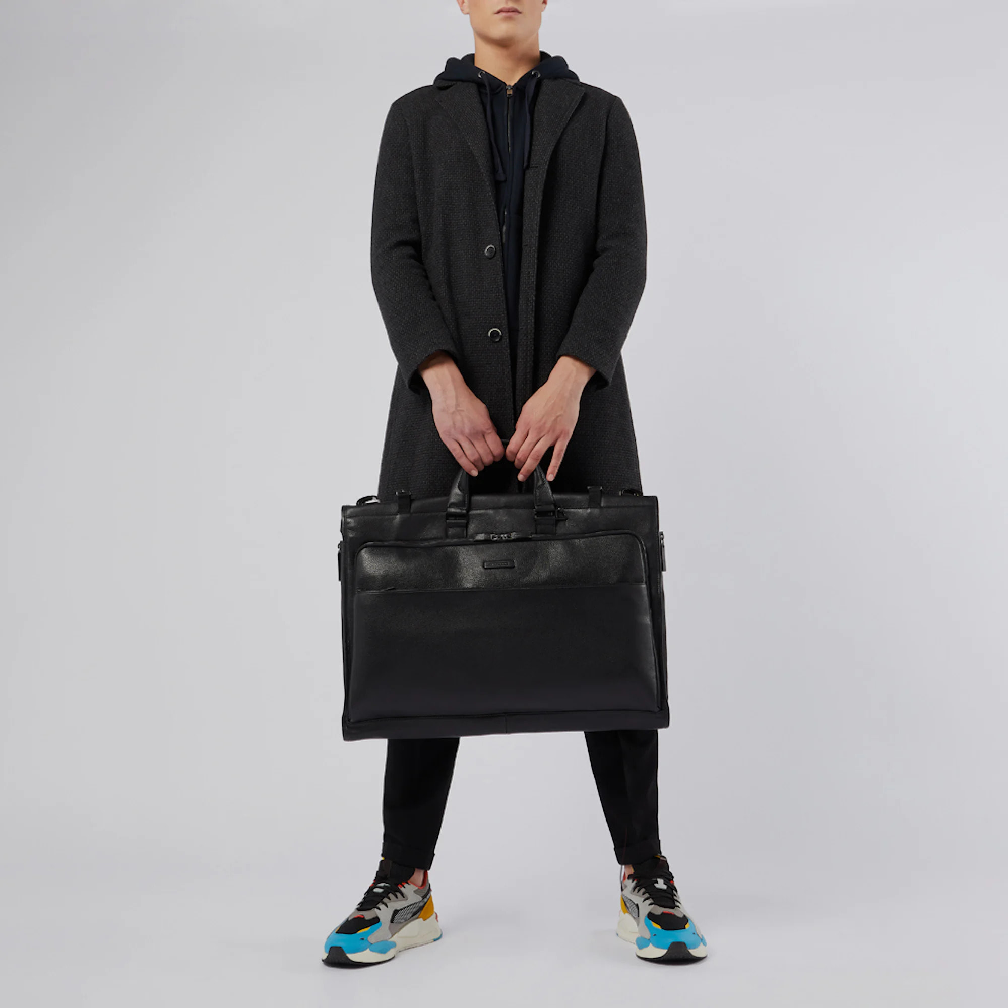 Piquadro Borsa porta abiti in pelle