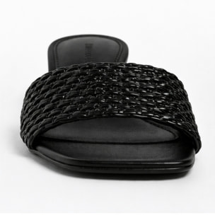 Ciabatta intreccio - tacco 3,5 cm