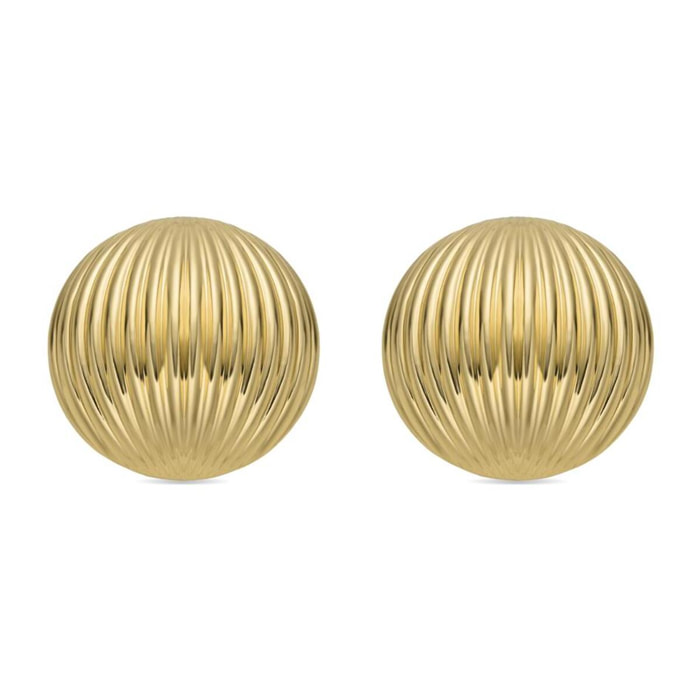 Pendientes acabado oro 18k