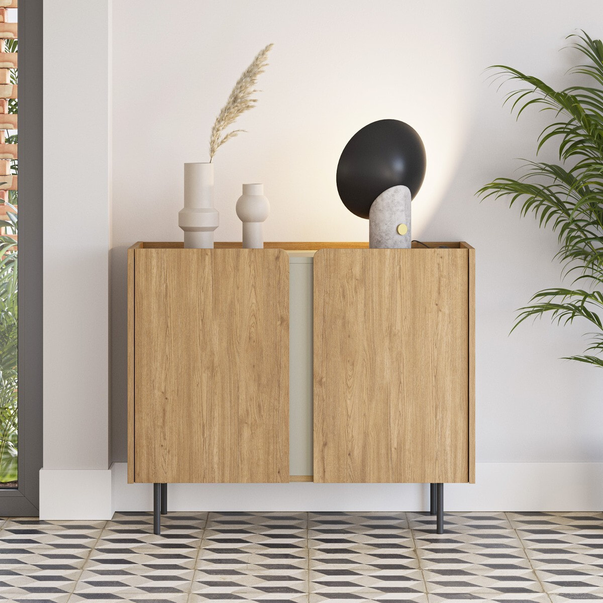 Buffet 2 portes bicolore - INGO