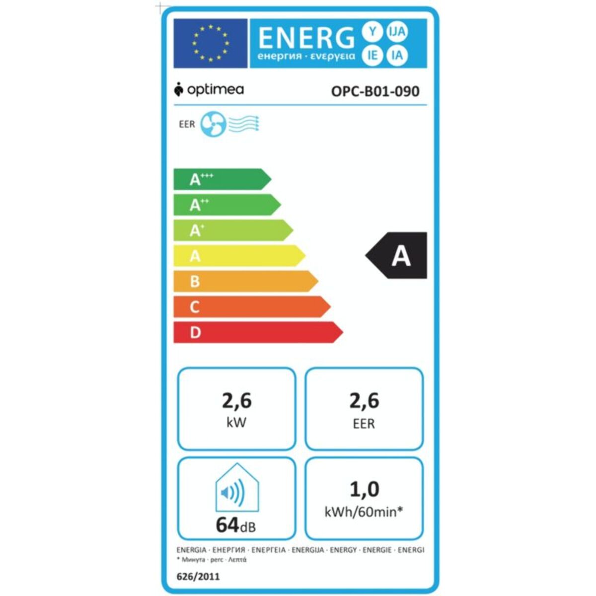 Climatiseur OPTIMEA OPC-B01-090