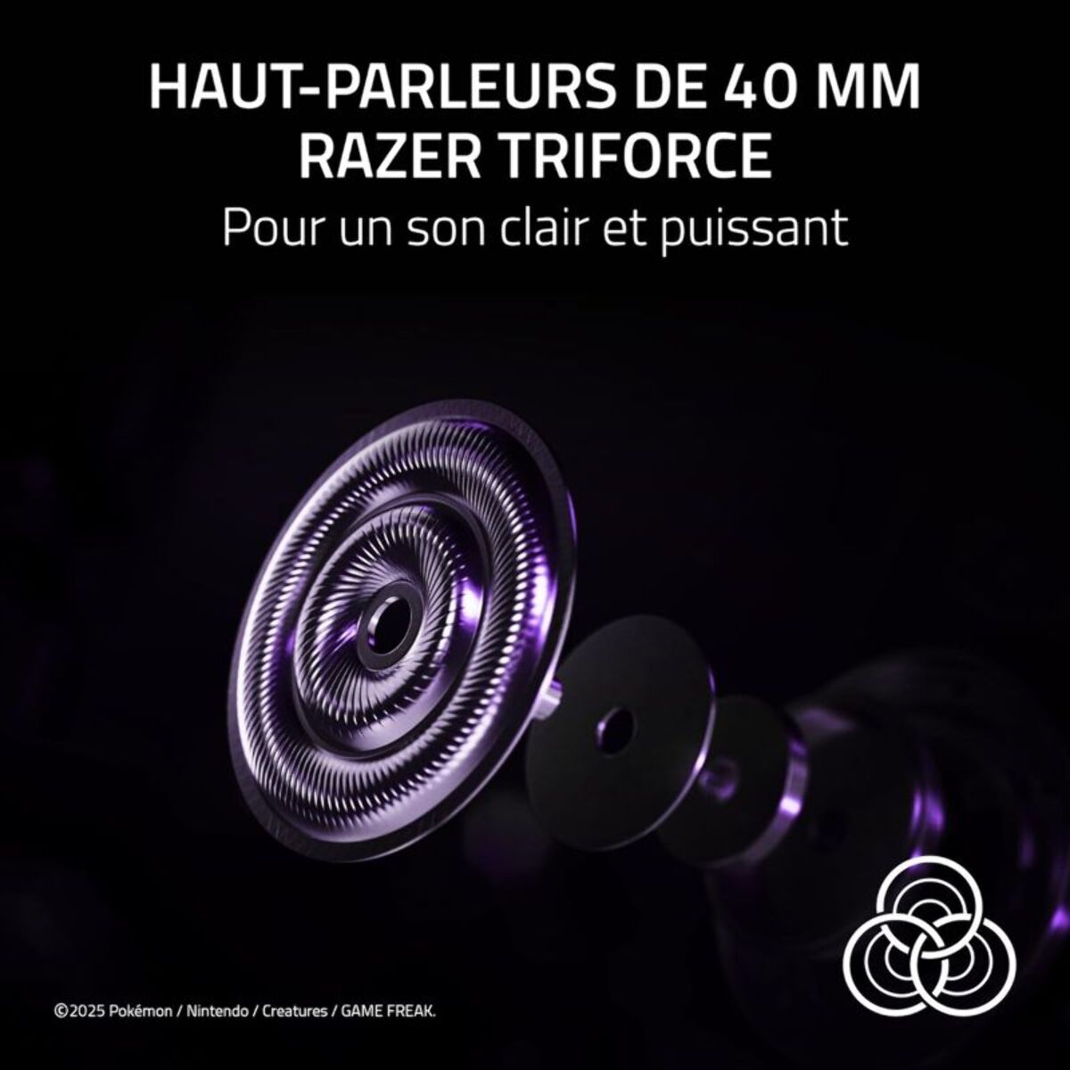 Casque gamer RAZER KRAKEN KITTY V2 ÉDITION POKÉMON GENGAR