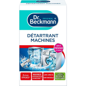 Détartrant DR BECKMANN Pour Machines Lave-Linge & Lave-Vaisselle 2x50g