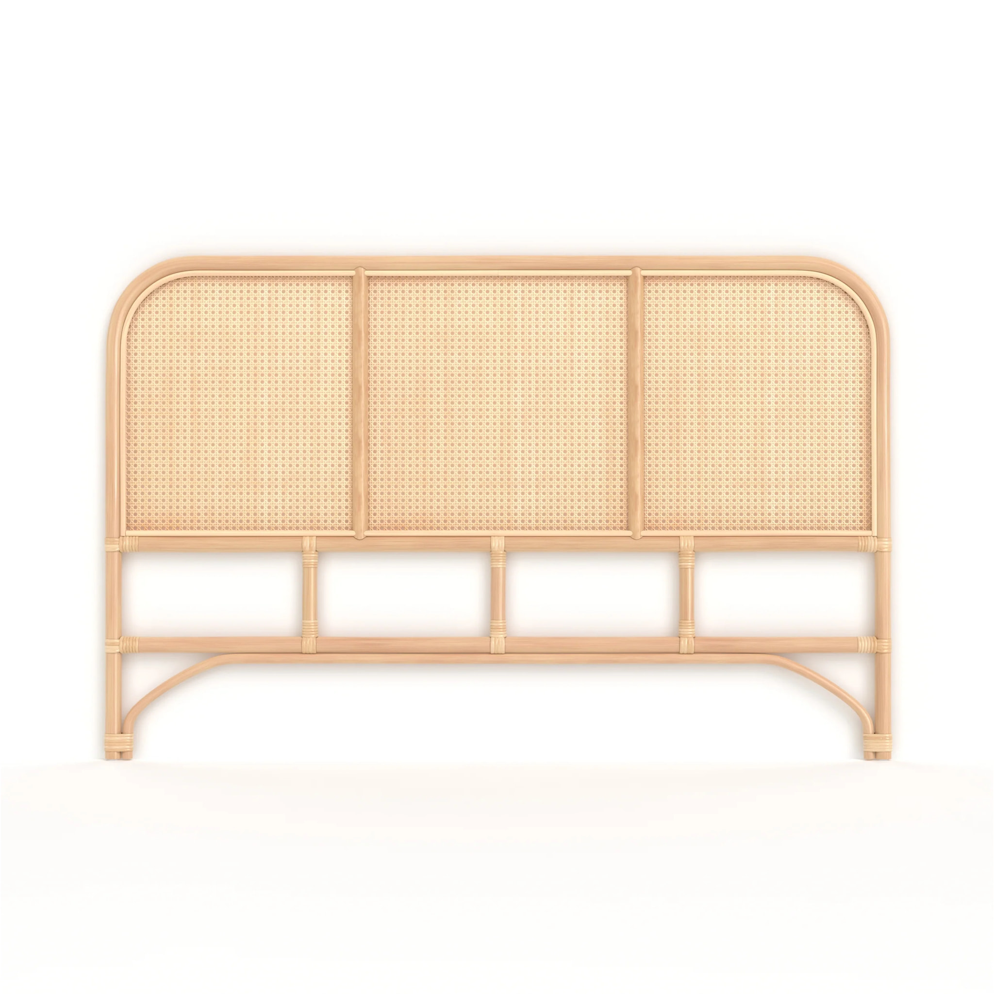 Tête de lit en rotin et cannage 140 cm - Naïra