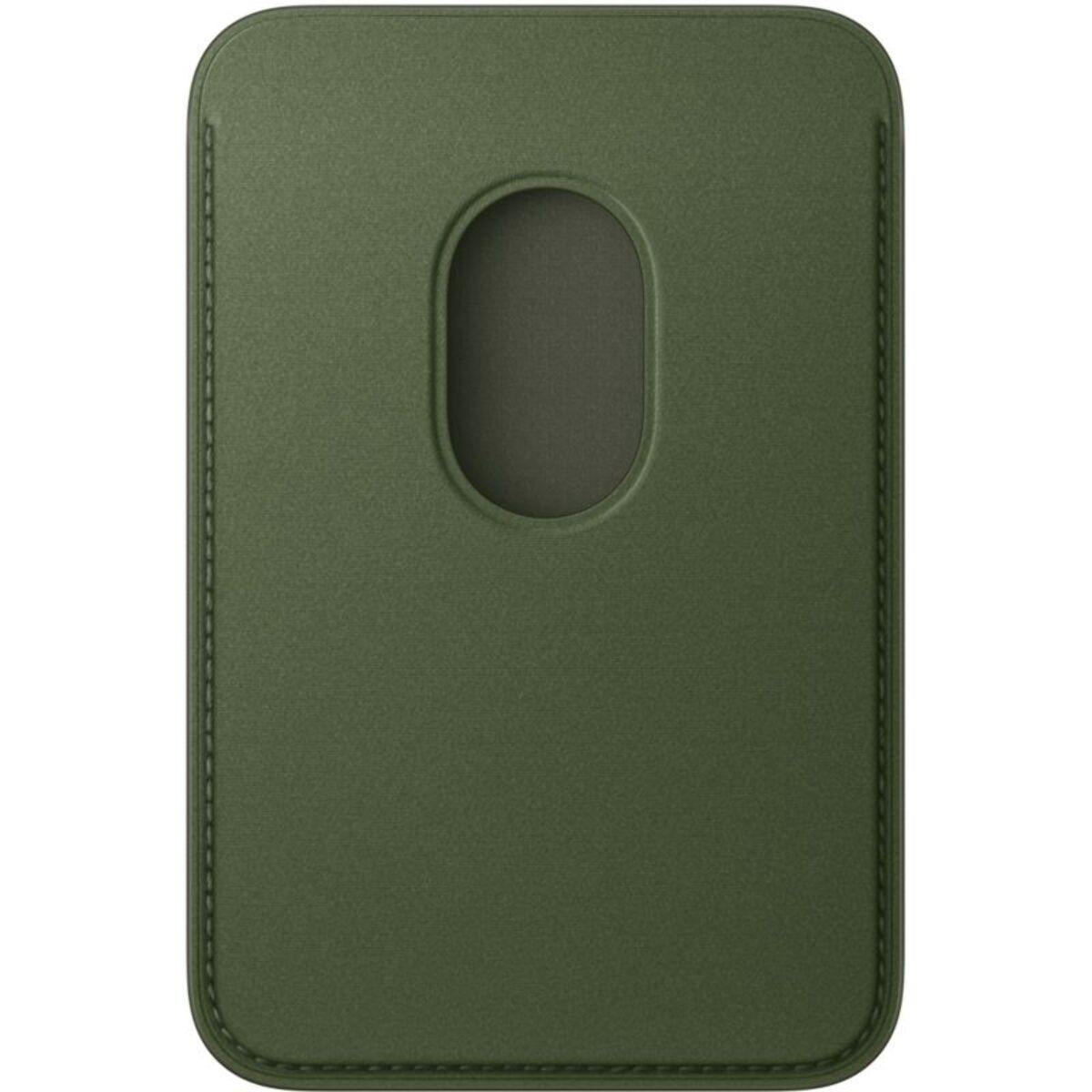 Porte-cartes APPLE MagSafe tissage fin Vert Mousse