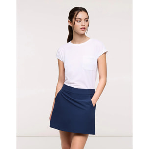 Falda Mini Azul Marino - Fabort