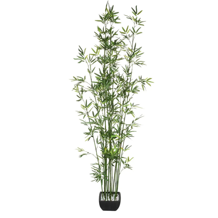 Bambou artificiel - pot en céramique H180 cm