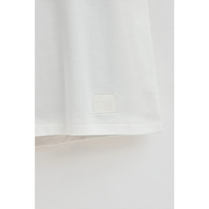 Camiseta Amore blanca con parche personalizado Polo Club