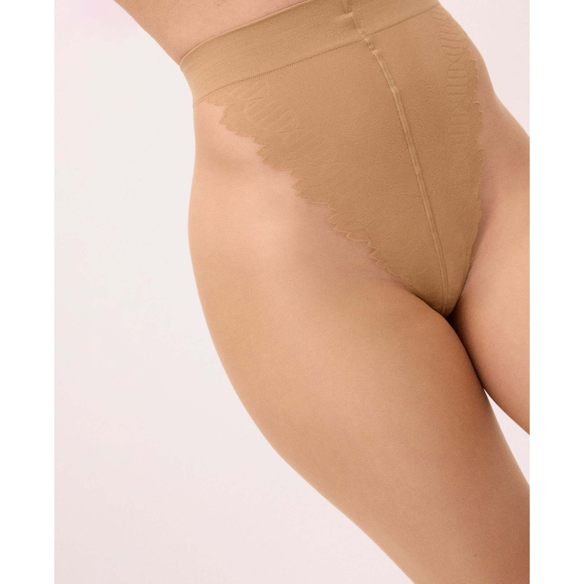 Collant donna Beige