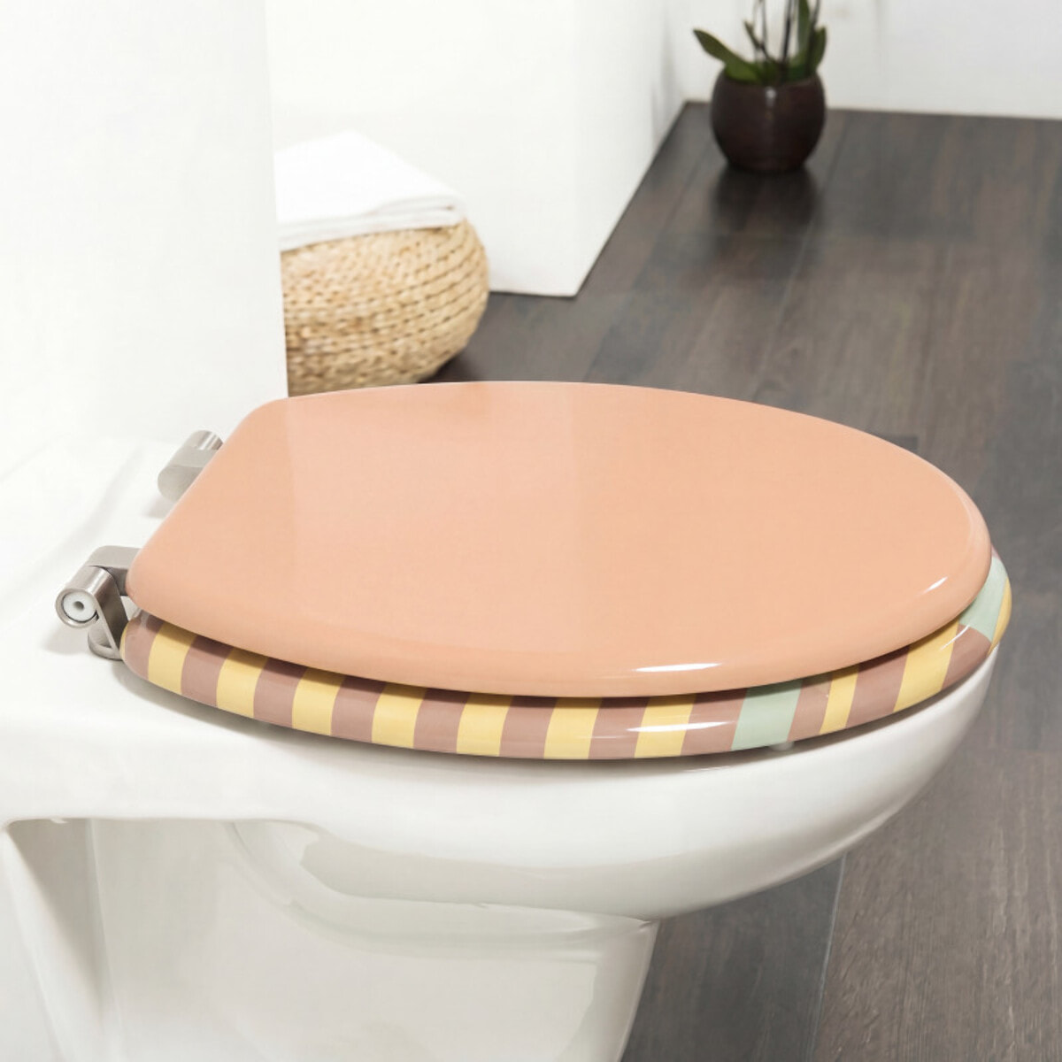 Abattant wc MDF JANA - Charnières Inox MSV
