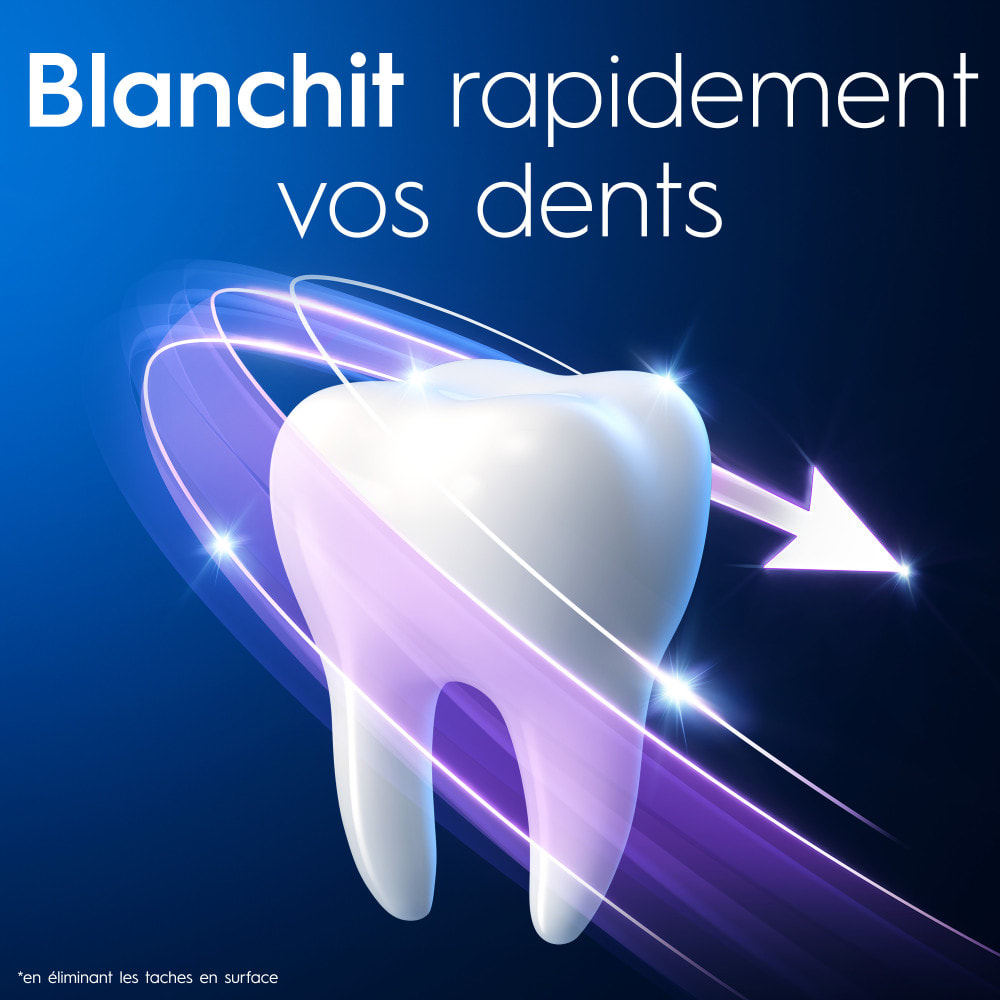 4 Dentifrices Oral-B 3D White Advanced Express Éclat de Fraîcheur 75ml