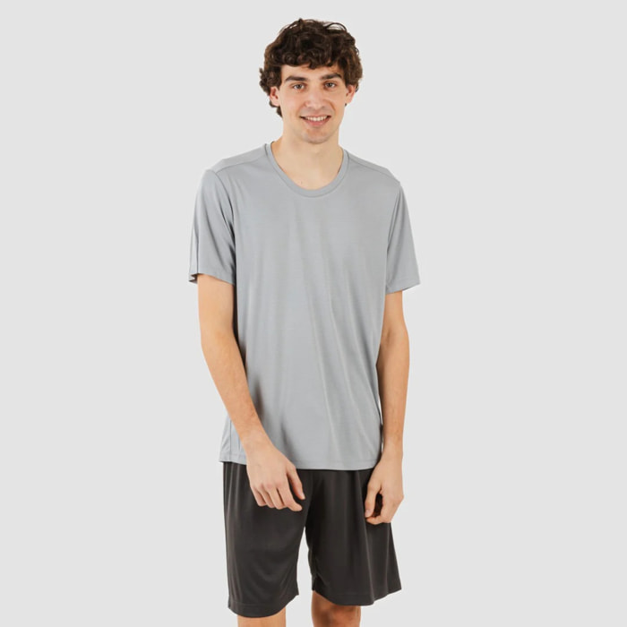 Completo sportivo pantaloncini tecnici semplici da uomo