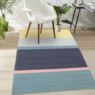 Tapis salon et chambre fait main en laine motif simple CUNA