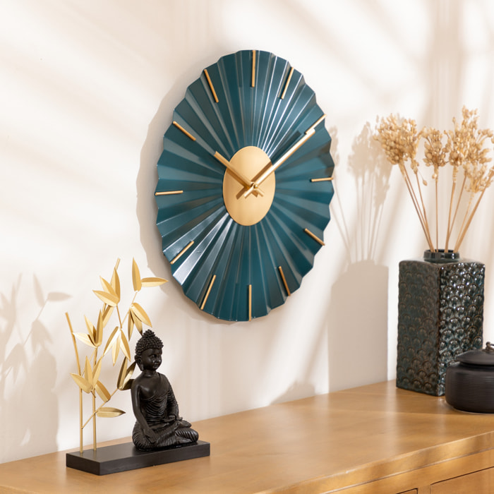 Déco à poser "Bouddha" en bois & résine H31cm noir