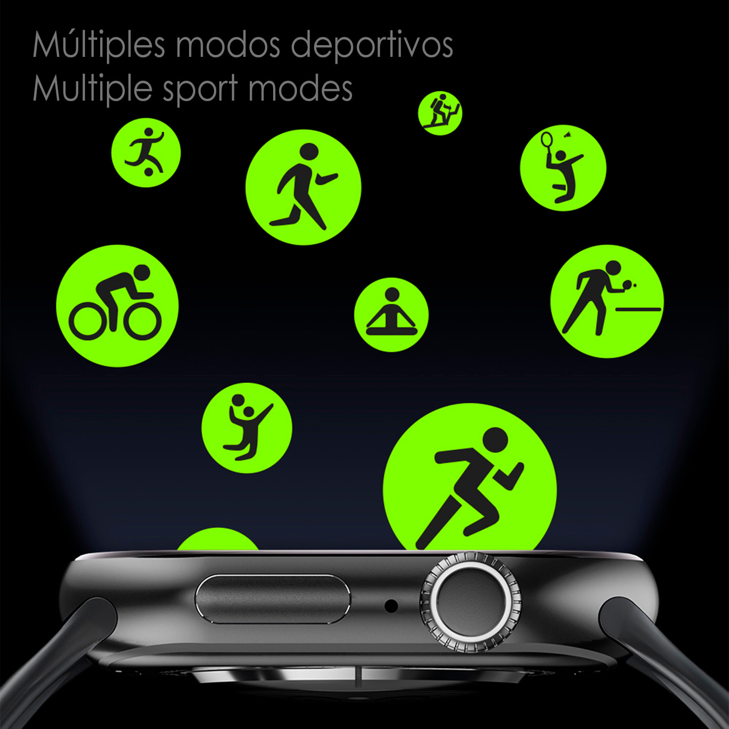 Smartwatch S10 con monitor cardiaco avanzado, ECG, azúcar en sangre, llamadas Bluetooth. Traductor por voz, ChatGPT y juegos de habilidad.