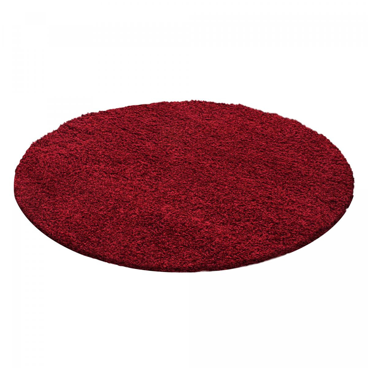 Tapis poils longs shaggy tissé motif uni GECO