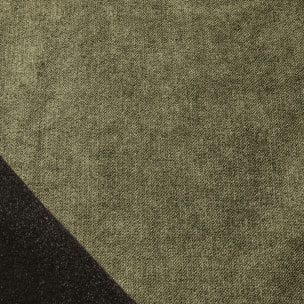 Rideau thermique phonique et semi occultant à galons fronceurs KONFOR - Kaki