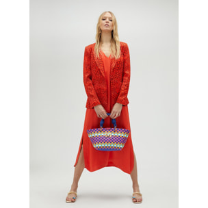 Vestito midi con spalline