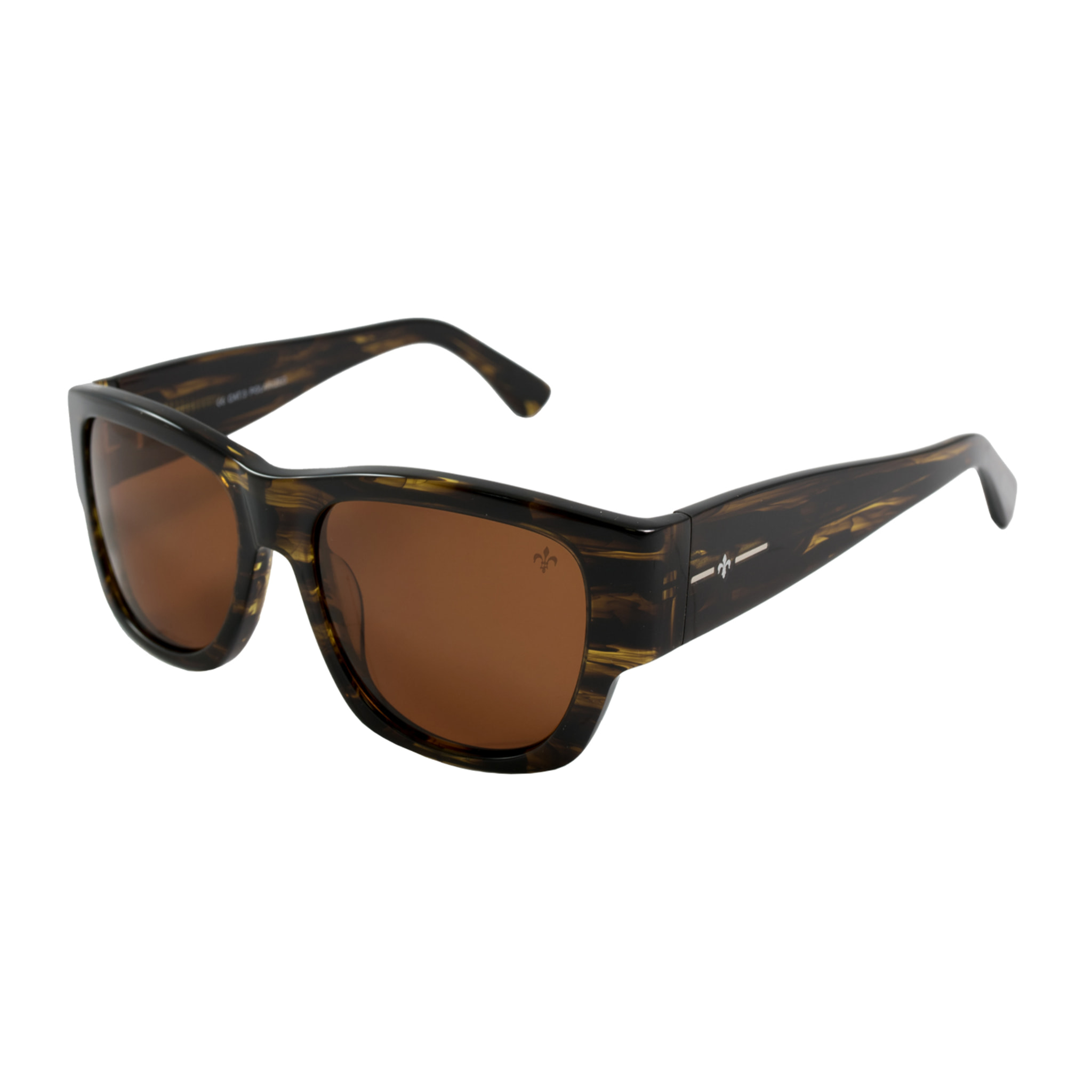 Gafas de sol LENOIR MESRINE - De acero inoxidable marrón / Marrón