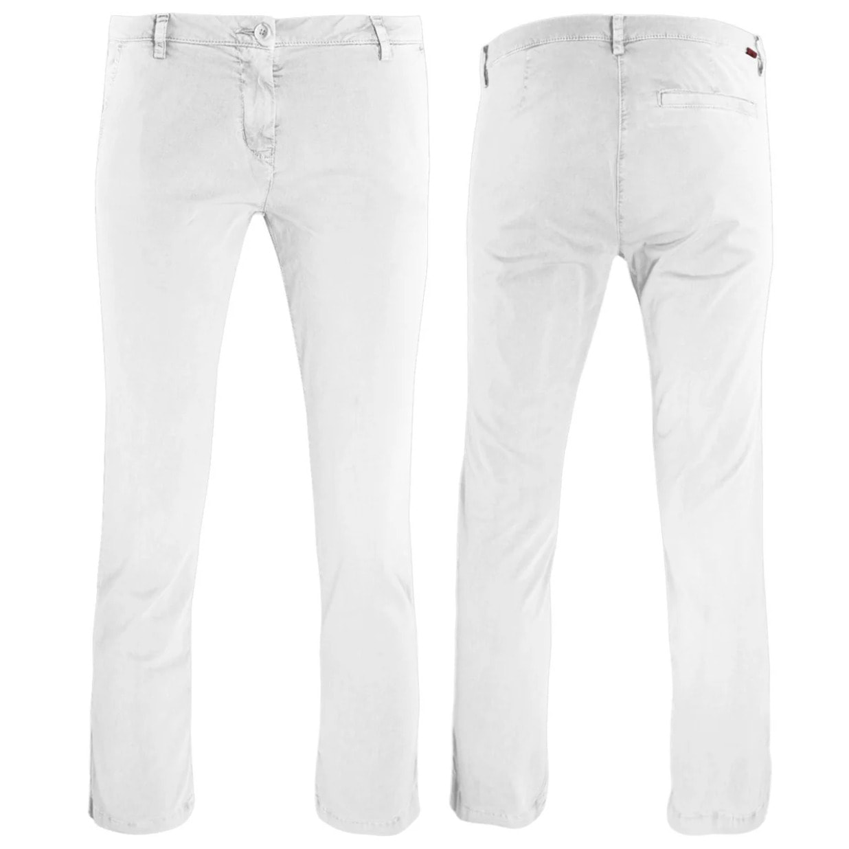 Kappa - Pantaloni Donna Bianco - Ginger Gabardine
