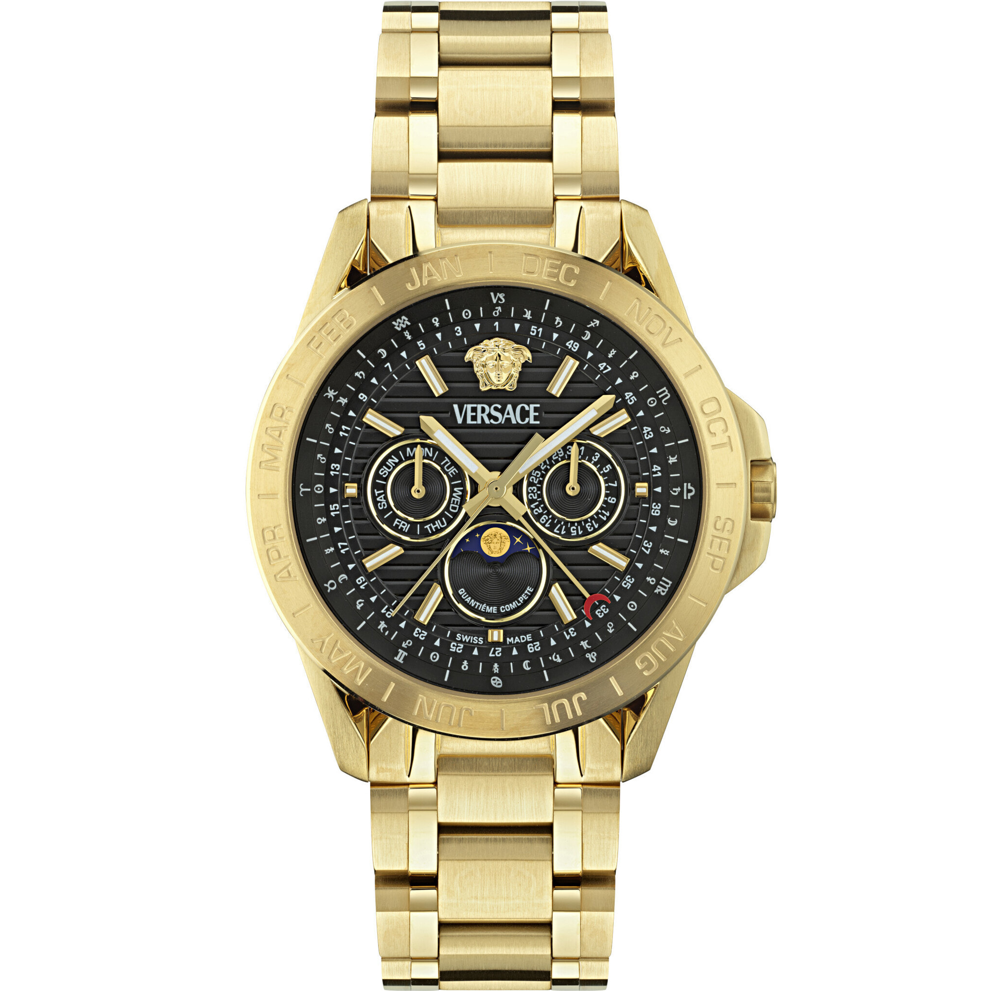 Versace Orologio Multifunzione Galaxy Moonph.chr (Wc-0K)