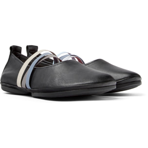 Bailarinas - CAMPER Right Nina Twins - Negro - Cuero liso