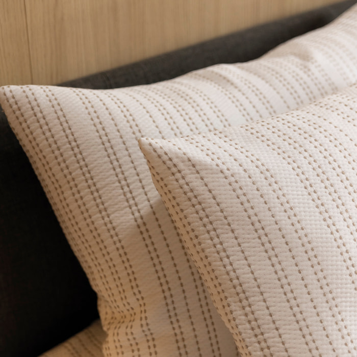 Naturals - Colcha Bouti - 50% Algodón - 50% Poliéster - Jacquard - Alba Beige