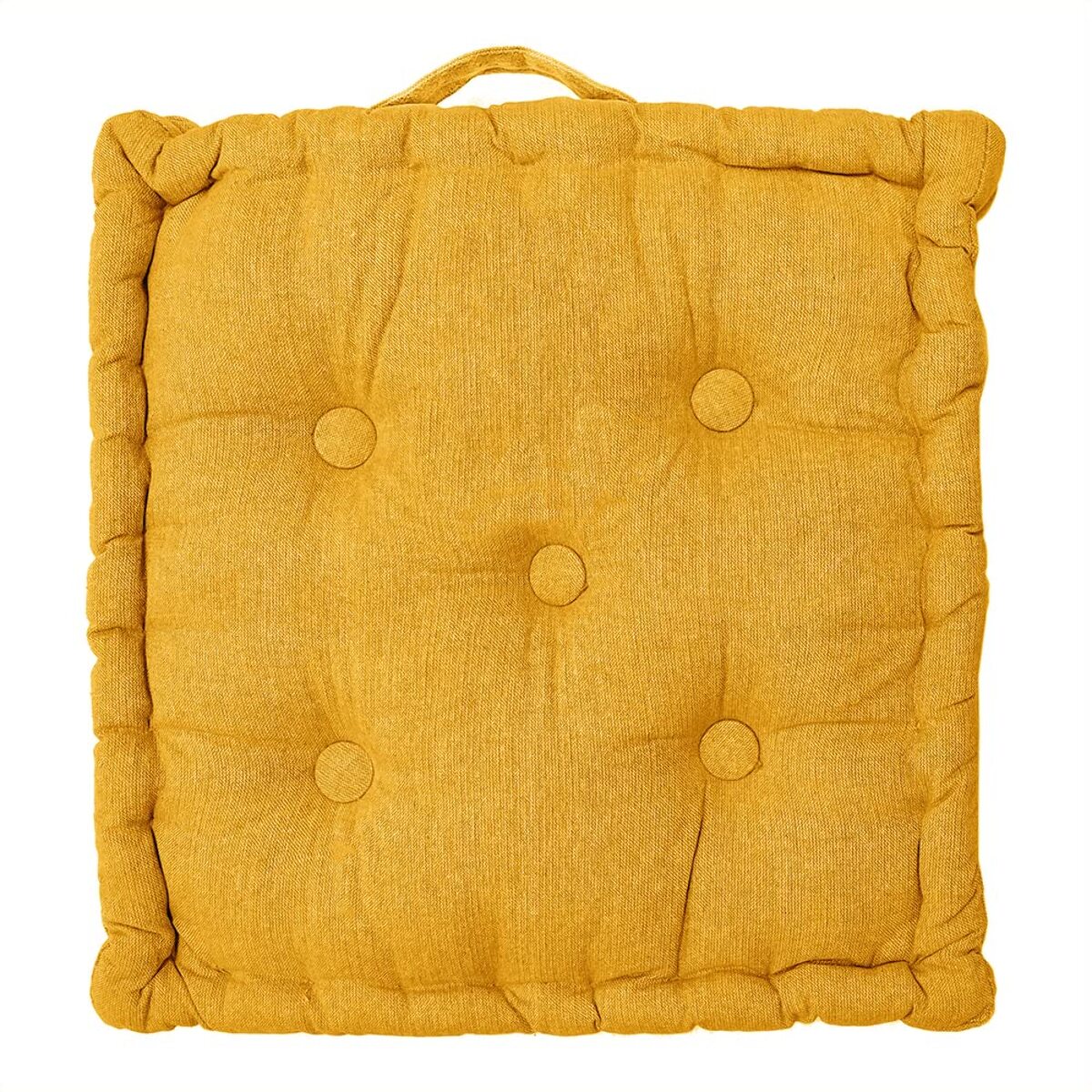 INTRECCI – Cuscino arredo 40x40 cm con maniglie, ideale per panche, giardino e picnic