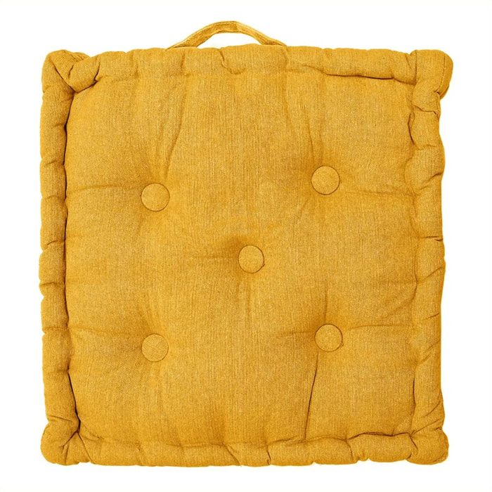 INTRECCI – Cuscino arredo 40x40 cm con maniglie, ideale per panche, giardino e picnic