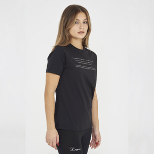 T-shirt in cotone da ginnastica GAMINEDE nera