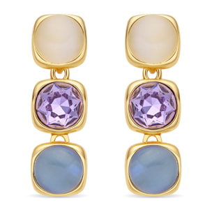 Pendientes Shureo acabado oro amarillo 18k