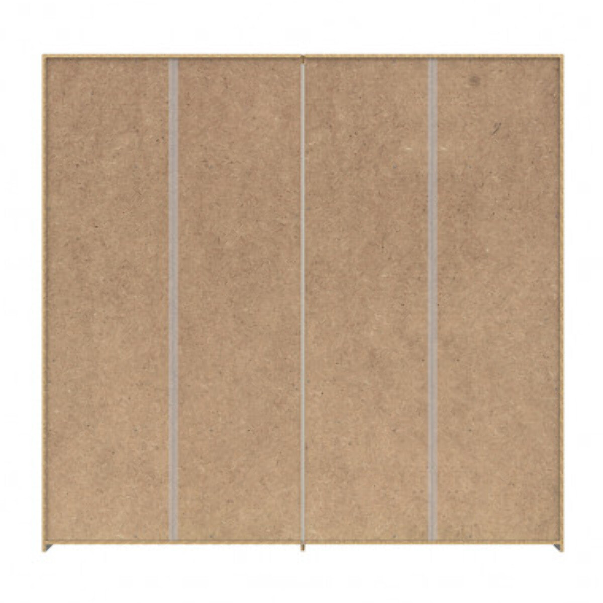 Armoire Dressing 2 portes coulissantes LED & miroir L230cm - IBIZA