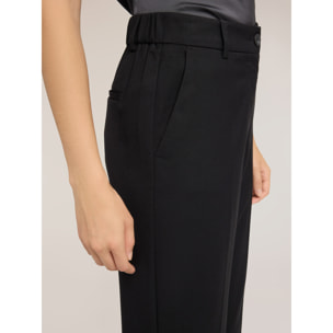 Motivi - Pantaloni regular in cady - Nero