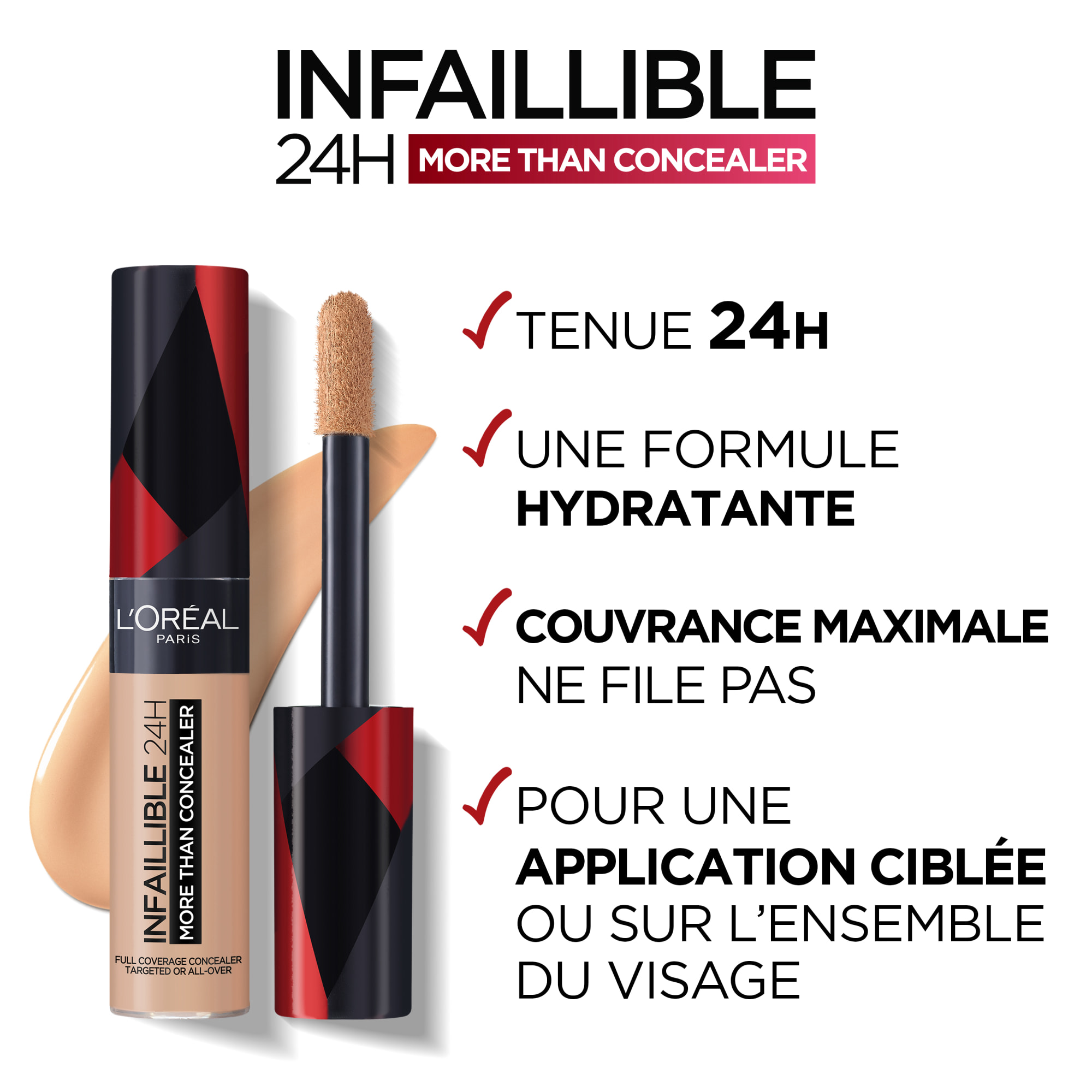L'Oréal Paris Infaillible 24h Correcteur et Fond de teint 328.5 Crème Brulée