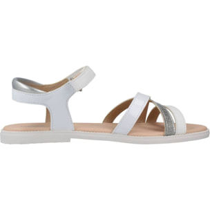 Sandalias Niña de la marca GEOX  modelo J SANDAL KARLY GIRL BLANCO