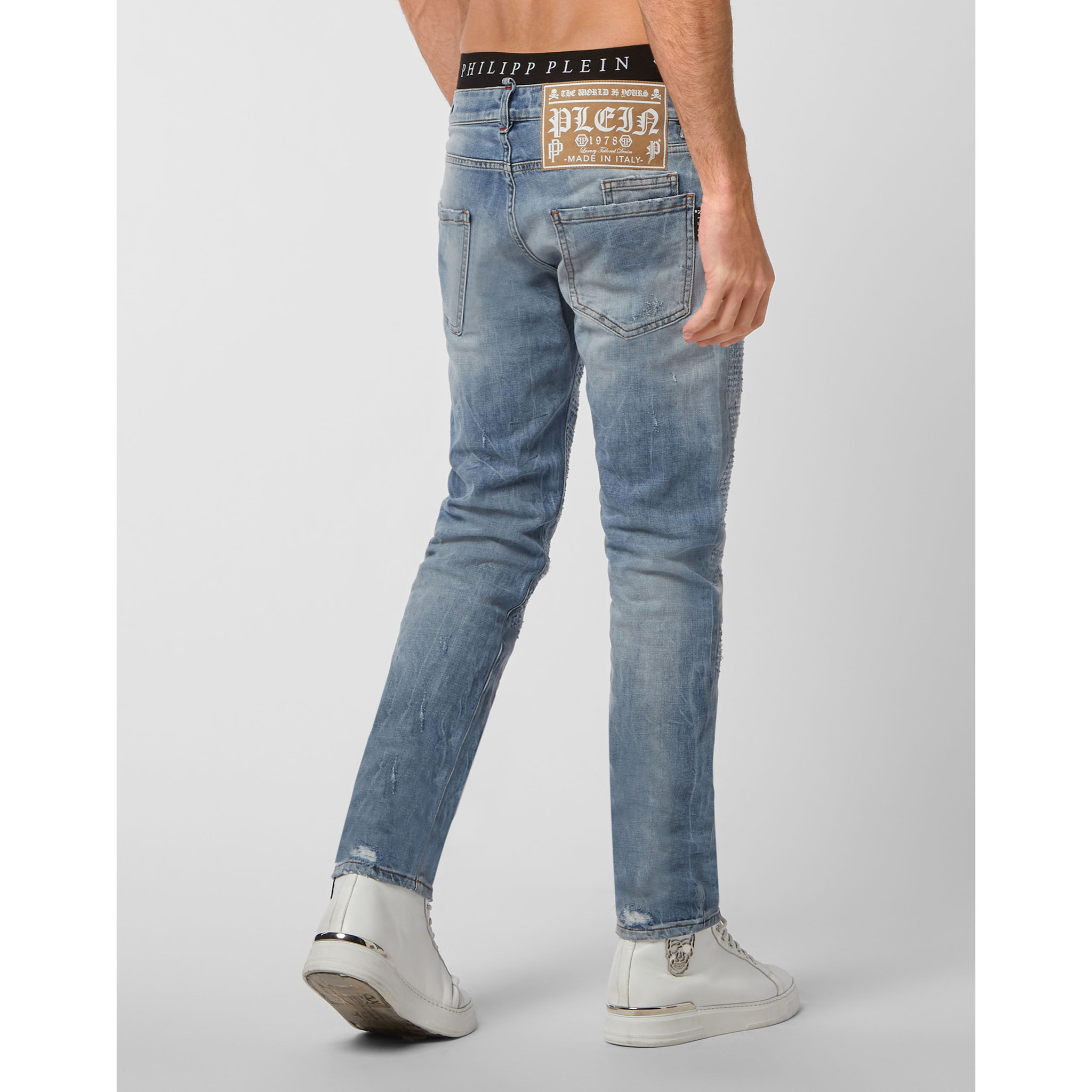 PHILIPP PLEIN Vaqueros de corte recto