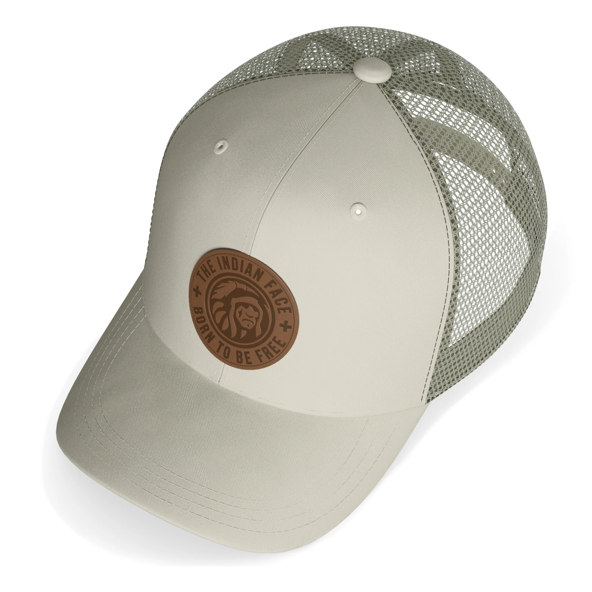 Gorras The Indian Face Born to be Free Beige