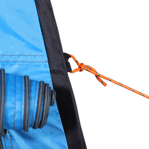 Carpa Vestidor de Poliá©ster Oxford Metal 1,2x1,2x1,9m Azul