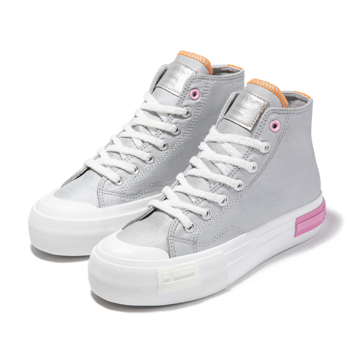 Zapatillas Altas Mujer One Way High Summer Club Plata D.Franklin