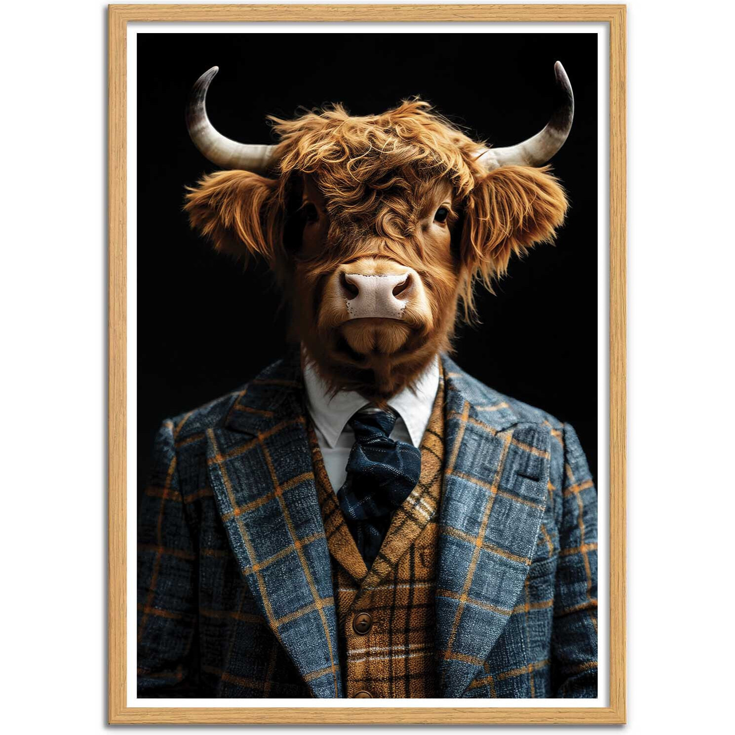 Affiche - Highland Cattle Wild suits - Philippe Hugonnard