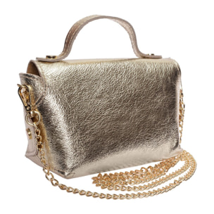 Borsa a spalla Anna Luchini Dorato